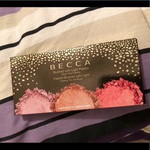 BRAND NEW Becca blushed with light palette